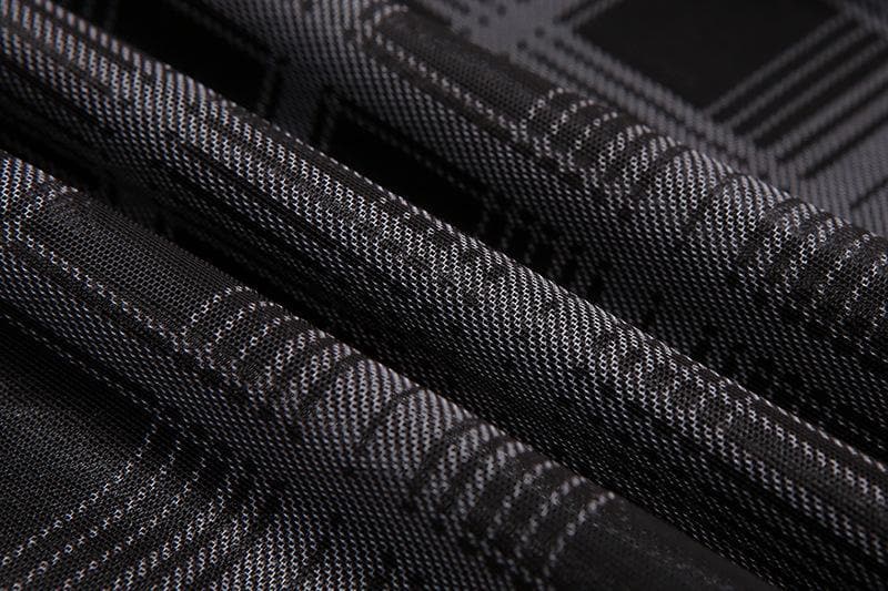 Chic Blue Plaid Mesh Mini Dress - Y2K Babydoll Style for Fall