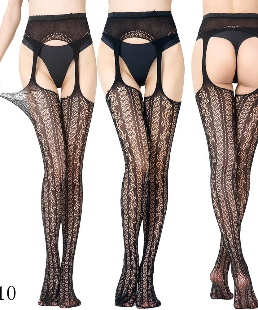 Fall & Holiday Glamour: High Waist Suspender Garter Tights & Pantyhose Collection – Fishnet, Lace & Beyond