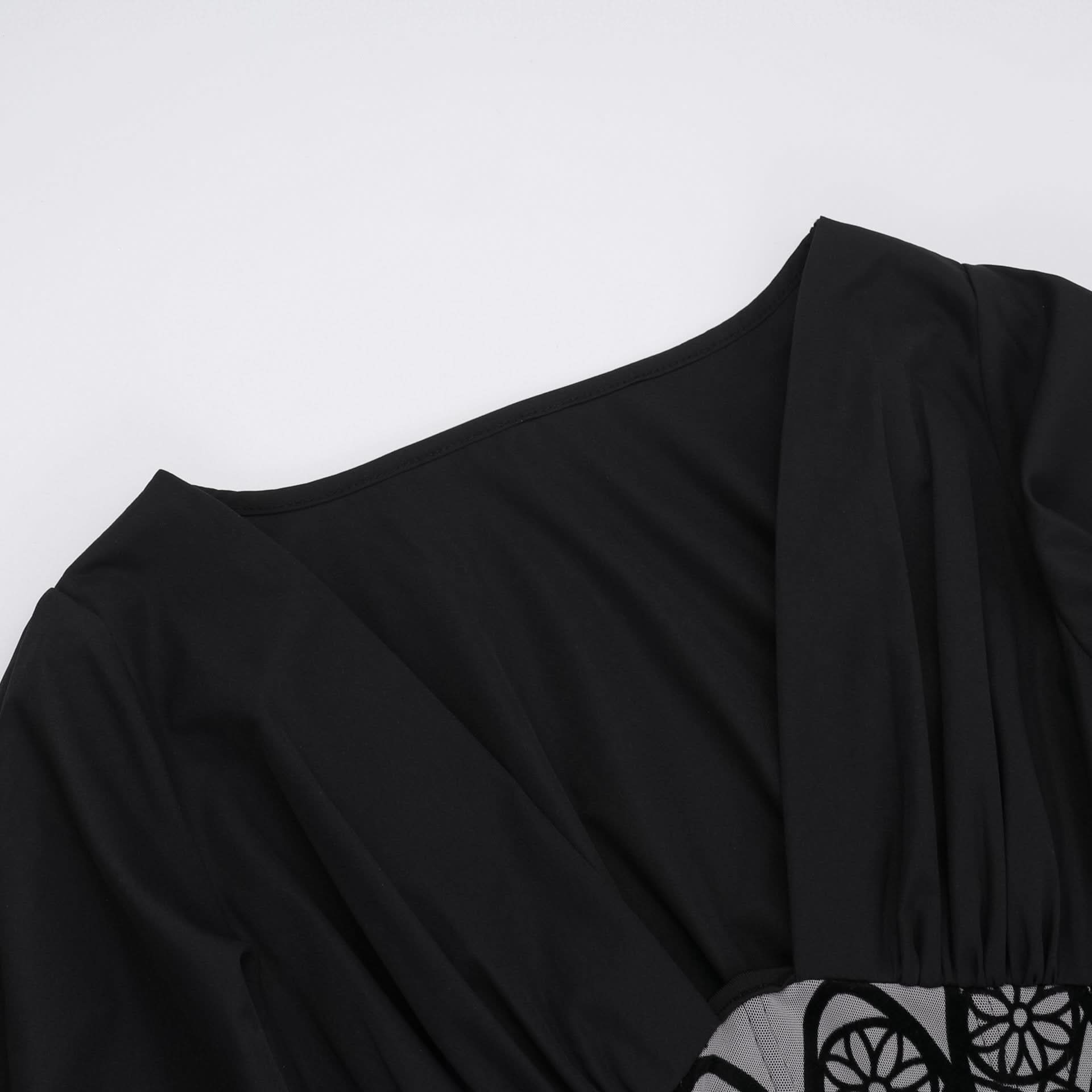 Gothic Cathedral Corset Maxi Dress | Deep V-Neck & Slit - Fall & Halloween Style