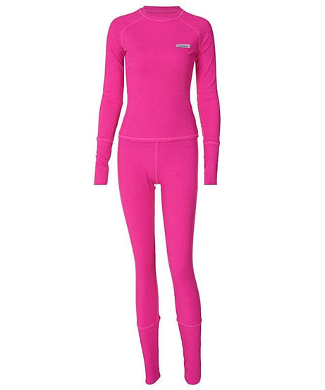 Chic Fuchsia Ribbed Long Sleeve Top & Leggings Set - Ultimate Cozy Comfort for Fall & Winter