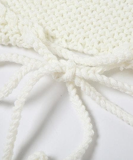 Cozy Chic Knit Halter Crop Top & Mini Skirt Set - Your Fall-to-Holiday & Resort Essential