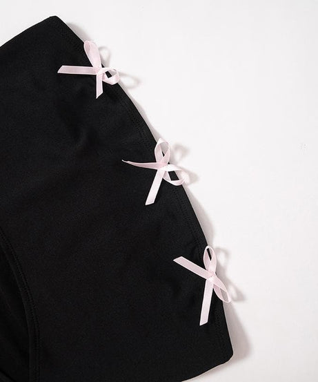 Sultry Black Cut-Out Mini Dress - Bowknot Strapless Bodycon for Fall Parties & Nights Out