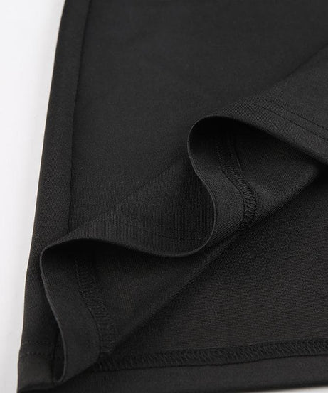 Sultry Black Halter Bodycon Mini Dress - Daring Cut-Outs for Fall Parties & Holiday Nights