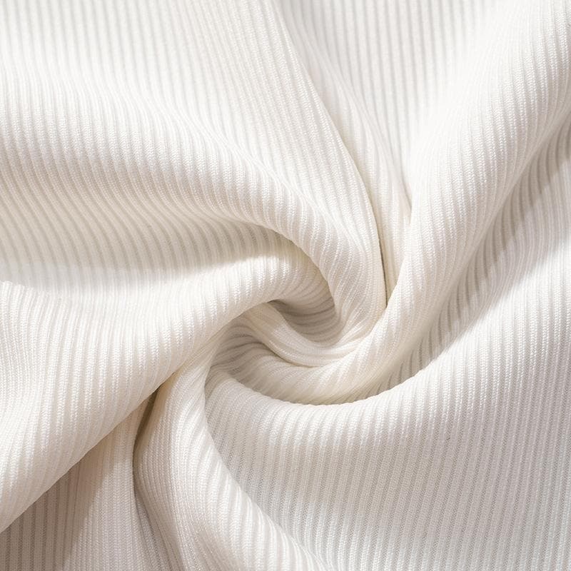 Coquette Butterfly Lace Ribbed Top - Sweet Fall Fashion Essential