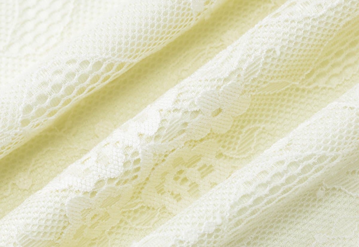 Alluring Ivory Lace V-Neck Mini Dress with Slit | Perfect for Fall Parties & Date Nights