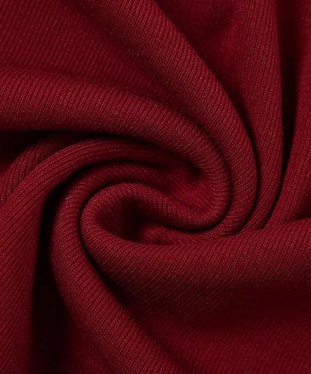 Autumn Enchantress: Deep Wine Red Sleeveless Cowl Neck Hoodie Top for Fall