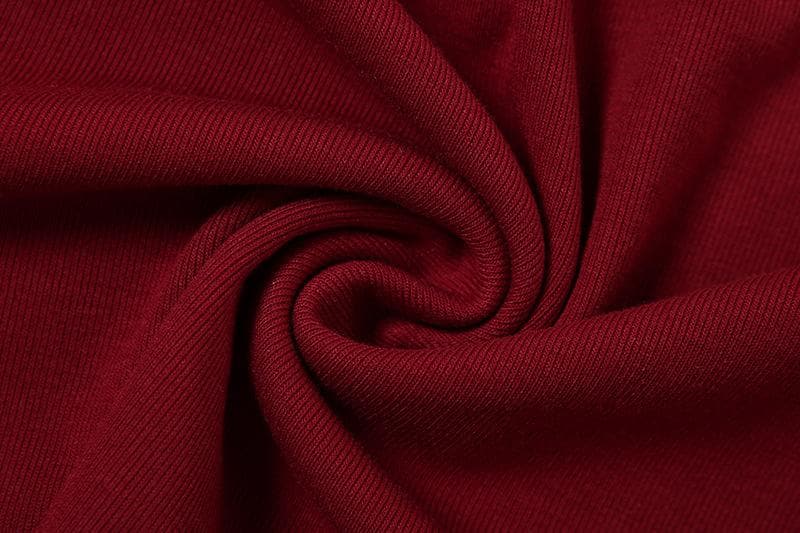 Autumn Enchantress: Deep Wine Red Sleeveless Cowl Neck Hoodie Top for Fall