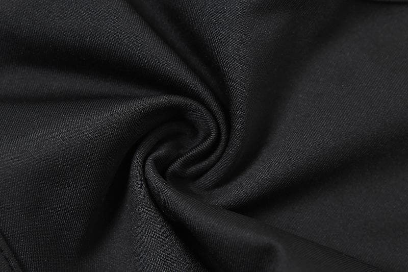 Siren Black O-Ring Cutout Halter Monokini | Statement Vacation & Party Bodysuit