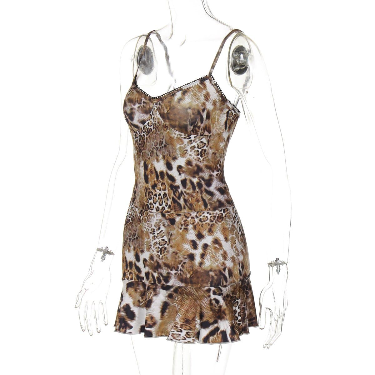 Fierce Fall Leopard Print Cami & Ruffle Mini Skirt Set | Y2K Night Out Ready