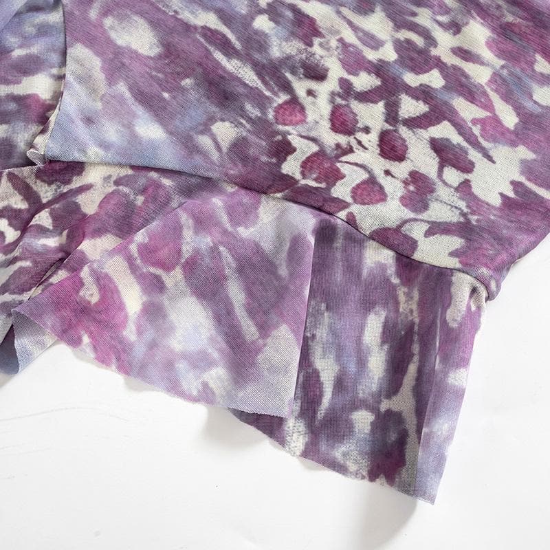 Amethyst Aura Strapless Ruffle Mini Dress - Your Go-To for Fall Parties & Resort Escapes