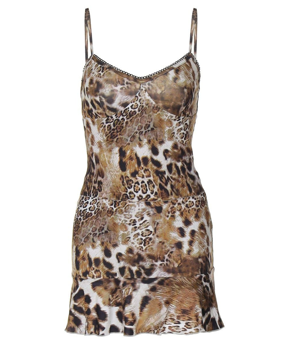 Fierce Fall Leopard Print Cami & Ruffle Mini Skirt Set | Y2K Night Out Ready