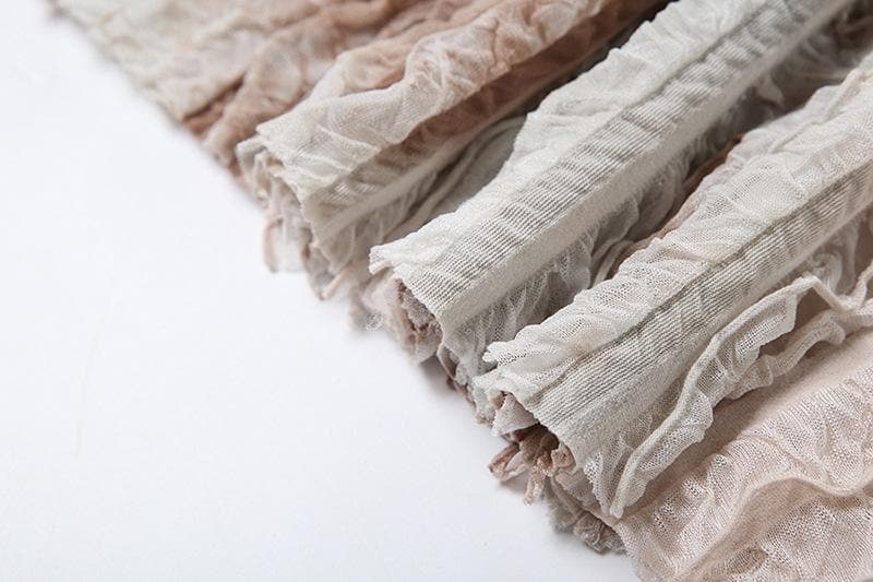 Ethereal Ruffle Halter Plunge Maxi Dress | Backless Resort & Destination Getaway Gown