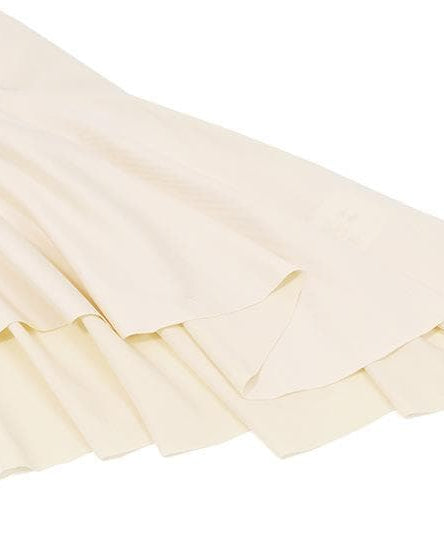 Autumn Glam Asymmetrical Ruffle Midi Skirt - Chic Ruched High-Low Style