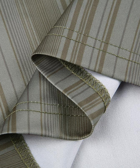 Elevated Fall Chic: Striped Off-Shoulder Button-Front Bell Sleeve Top