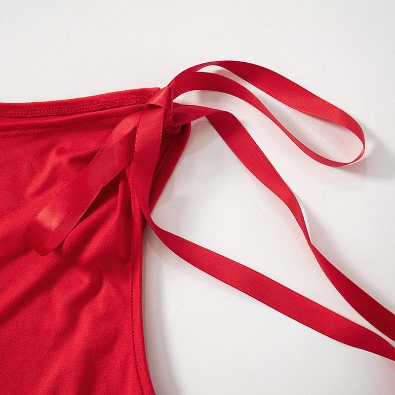 Fall Fashion Favorite: Black One-Shoulder Tie Sleeve Top - Effortless Chic for Autumn Nights & Holiday Parties