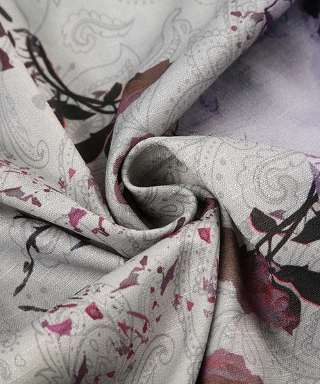 Bohemian Dream Fall Floral Patchwork Maxi Skirt for Women