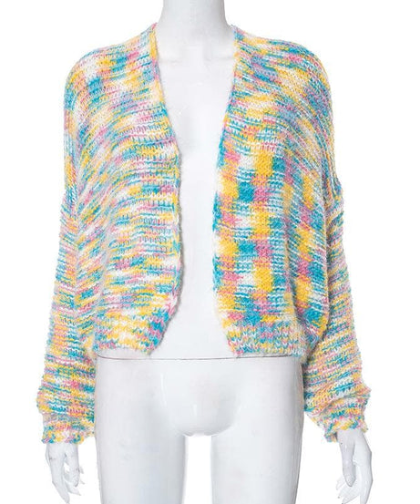Happy Hues Rainbow Confetti Knit Cardigan – Your Cozy Fall Layering Essential