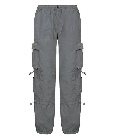 Effortless Fall Vibe: Women's Y2K Baggy Cargo Pants | Low Rise Streetwear Utility Trousers