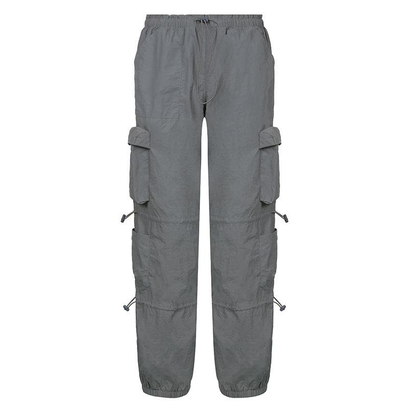 Effortless Fall Vibe: Women's Y2K Baggy Cargo Pants | Low Rise Streetwear Utility Trousers