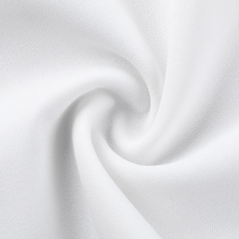 Chic White Strapless Pleated Mini Dress | Effortless Fall Getaway & Party Style