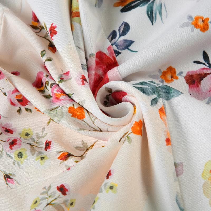 Romantic Floral Lace Cami Mini Dress - Asymmetrical Hem & Resort Ready Style