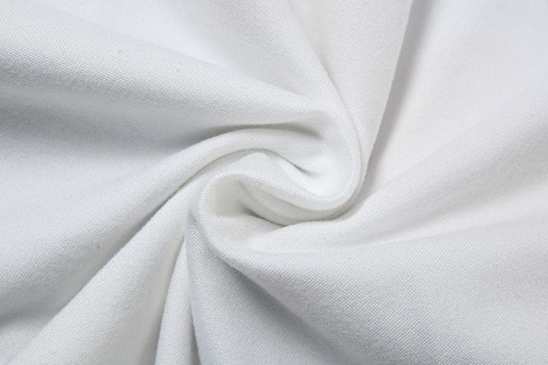 THE BIMBO Statement Crop Top – Iconic White & Red Graphic Tee for Bold Fall Style