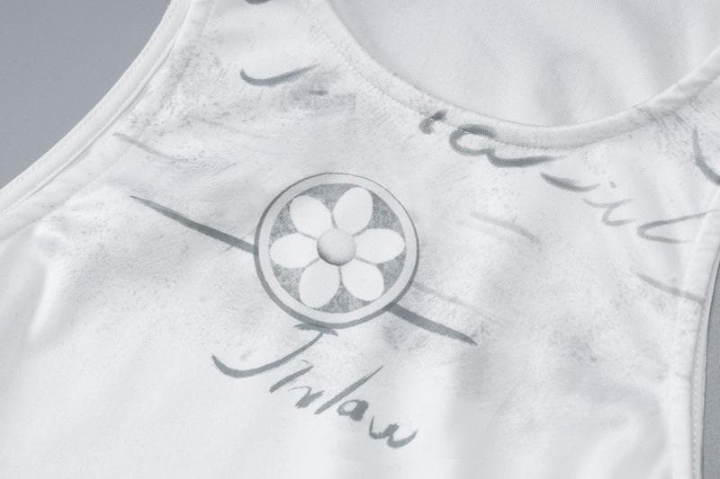 Autumn Archive Print Sleeveless Maxi Dress - Chic Bodycon Crewneck for Effortless Fall Style