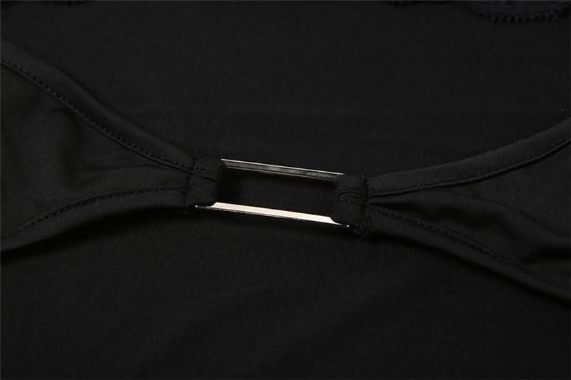 Slay the Night: Black Lace Off-Shoulder Cutout Mini Dress - Fall & Party Ready!