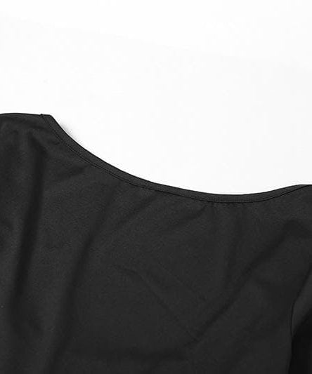 Fall & Holiday Chic: Flattering Black Ruched Maxi Dress with Thumbhole Sleeves