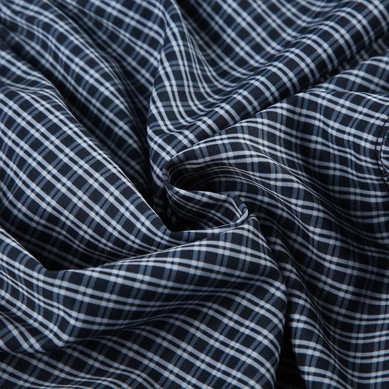 Chic Gingham Plaid Babydoll Top - Lace Trim, Ruffle Hem, & Fall Layering Essential