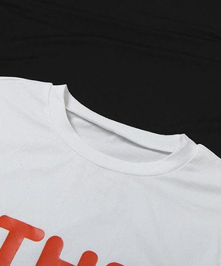 THE BIMBO Statement Crop Top – Iconic White & Red Graphic Tee for Bold Fall Style