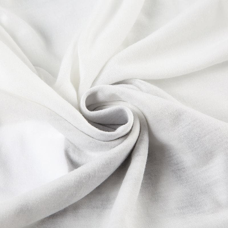 Fall 'Rock Your Style' Distressed Graphic Long Sleeve Crop Top for Women