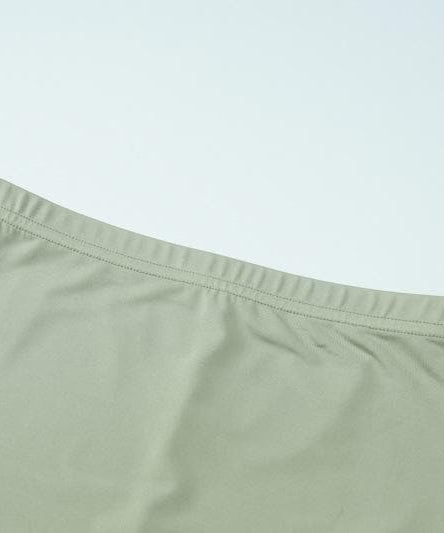 Effortless Chic: Sage Green Halter Neck Top & High-Waist Leggings Set – Fall Comfort & Style