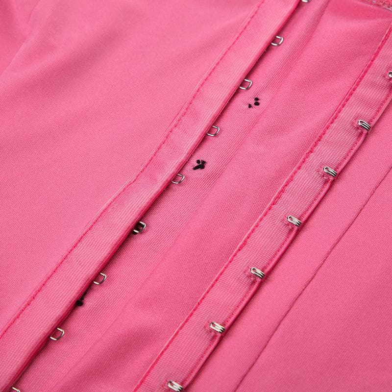 Pink Pinstripe Coquette Cami Top with Lace Trim & Bows - Fall Layering Essential