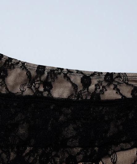 Sultry Black Lace Cut-Out Mini Dress - Daring Fall Nights & Halloween Party Ready