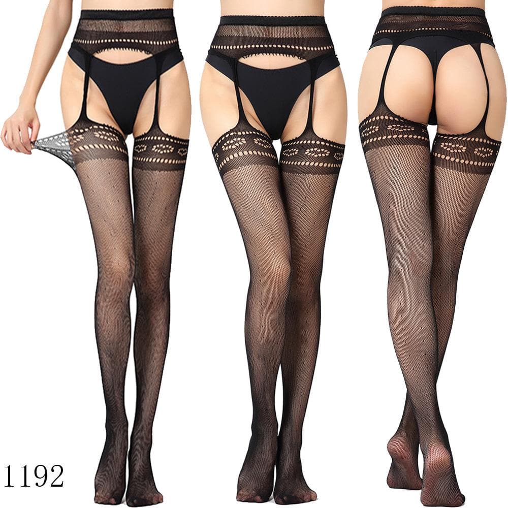 Fall & Holiday Glamour: High Waist Suspender Garter Tights & Pantyhose Collection – Fishnet, Lace & Beyond
