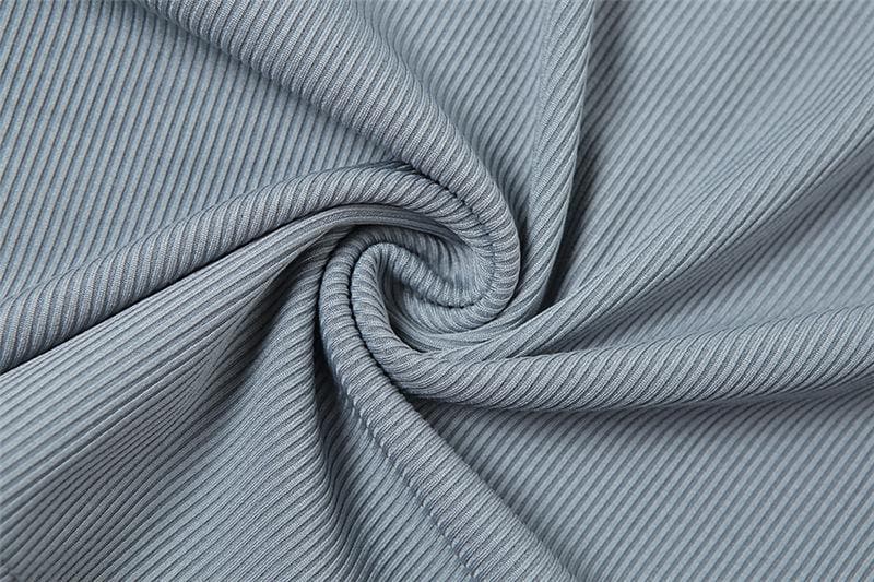 Elevate Your Fall Style: Ribbed Chain Halter Bodycon Mini Dress with Statement Sleeves