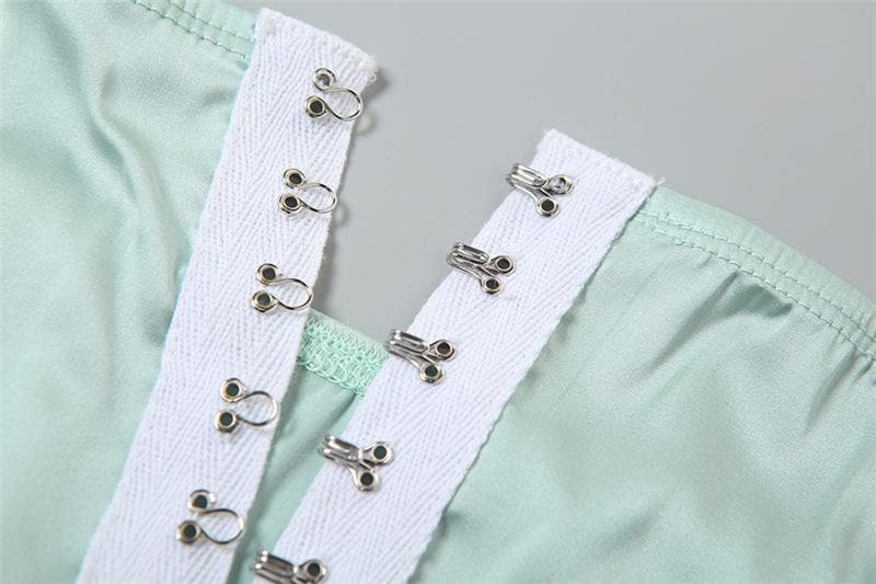 Enchanting Mint Green Halter Mini Dress | Resort & Holiday Chic