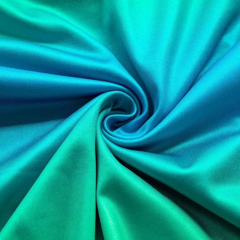 Electric Ombre Cutout Mini Dress - Long Sleeve Tie-Side Bodycon for Fall Nights