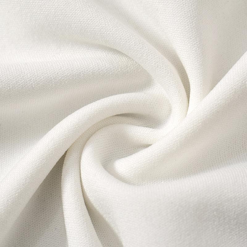 Elegant White Off-Shoulder Mini Dress with Statement Black Bow - Fall Party & Date Night Ready