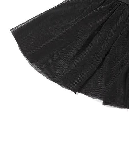 Enchanting Gothic Ruffle Off-Shoulder Mini Dress - Fall & Halloween Essential