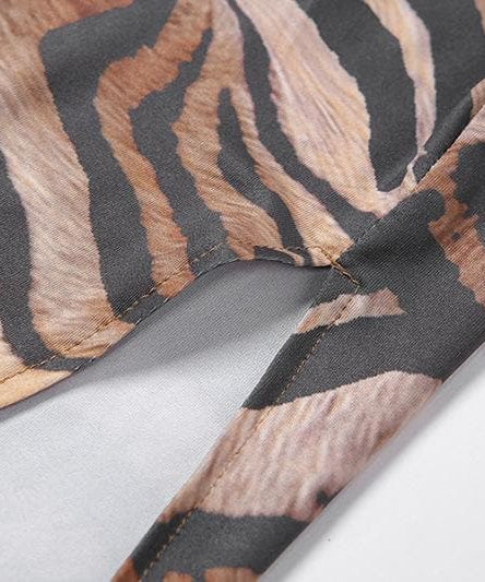 Effortless Chic One-Shoulder Swirl Print Maxi Dress - High Slit | Fall & Resort Ready