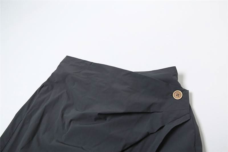 Fall Chic Asymmetric Wrap Wide-Leg Pants | High-Rise Draped Trousers