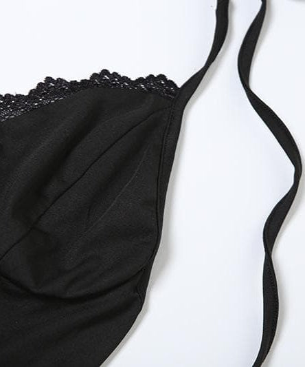 Sultry Black Halter Cut-Out Maxi Dress - Bodycon & Daring for Fall & Holiday Nights