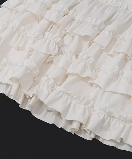 Dreamy White Halter Plunge Ruffle Mini Dress - Chic for Fall Soirees & Sunny Getaways