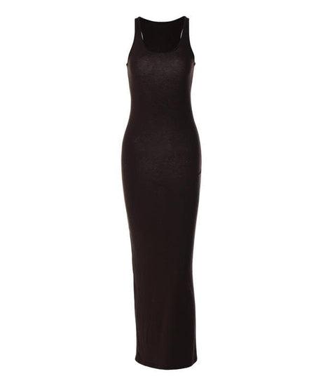 Fall Essential: Sleek & Stretchy Bodycon Maxi Dress - Your Effortless American Style Staple