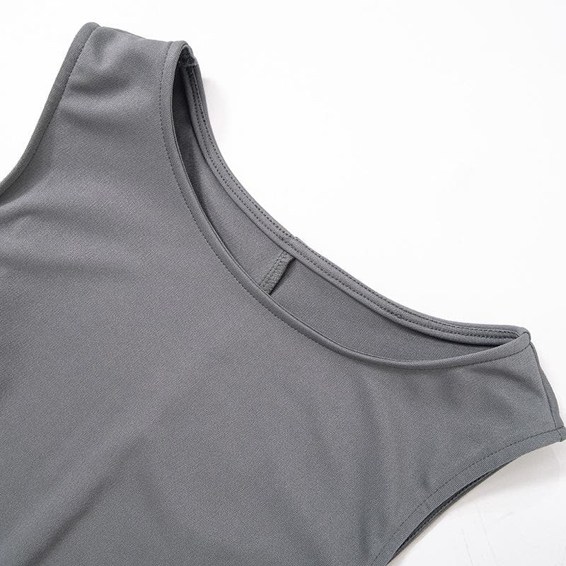 Effortless Fall Chic: Versatile Sleeveless Bodycon Mini Dress for Layering