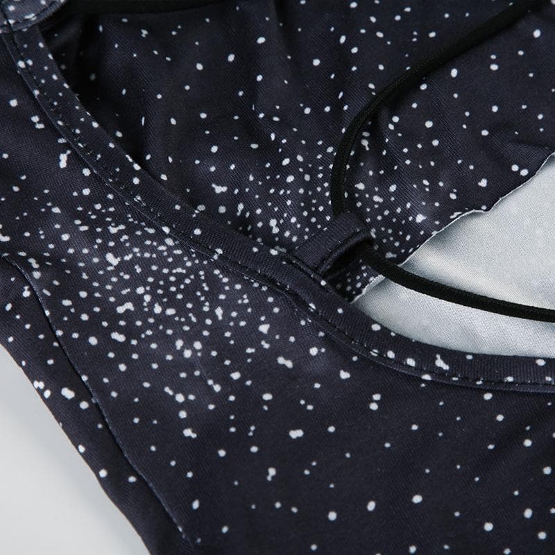 Stardust Glamour: Celestial Sparkle Cross-Back Maxi Dress | Holiday Party & NYE