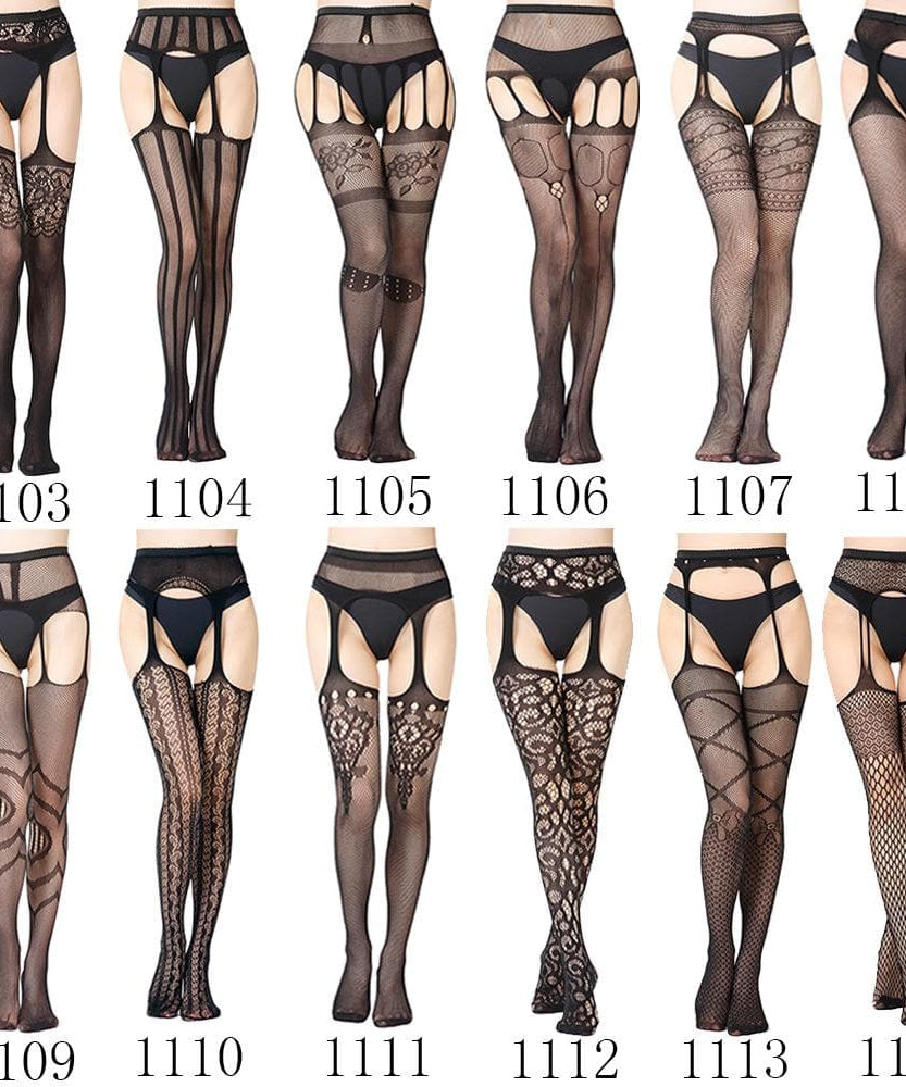 Fall & Holiday Glamour: High Waist Suspender Garter Tights & Pantyhose Collection – Fishnet, Lace & Beyond