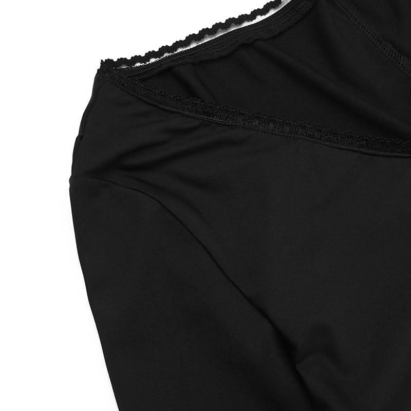 Enchanted Bell Sleeve Black Maxi Dress | Gothic V-Neck Embroidery for Fall & Halloween